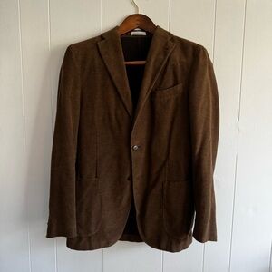 Boglioli Brown Moleskin Men's K Jacket Blazer